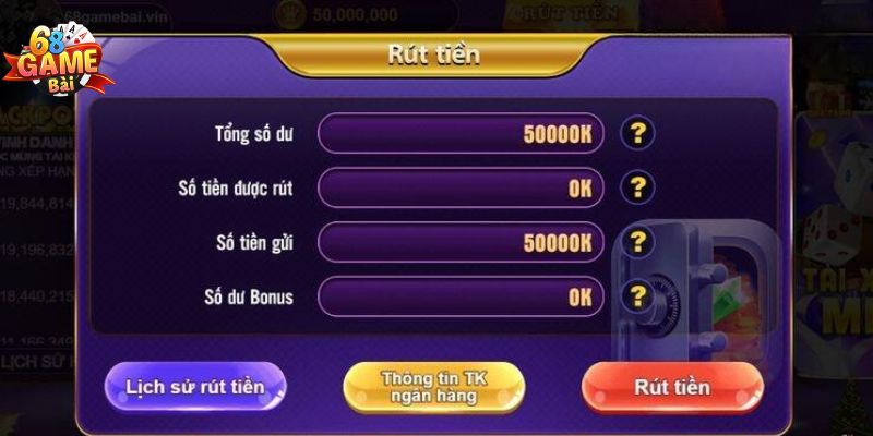 Trước khi rút tiền từ 68 Game Bài, bạn cần biết một vài thông tin quan trọng