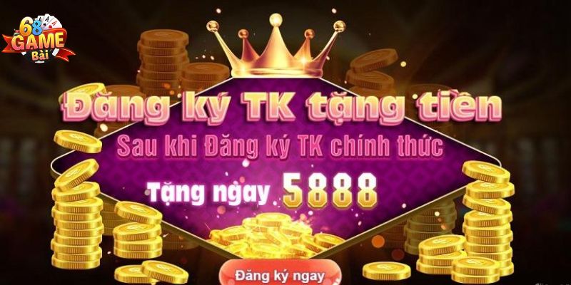 Thao tác đăng ký tài khoản trên hệ thống 68 Game Bài đem đến nhiều lợi ích