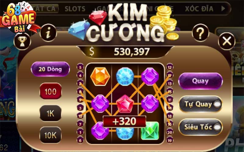 Nổ hũ Kim Cương đỉnh cao tại 68 Game Bài thắng lớn