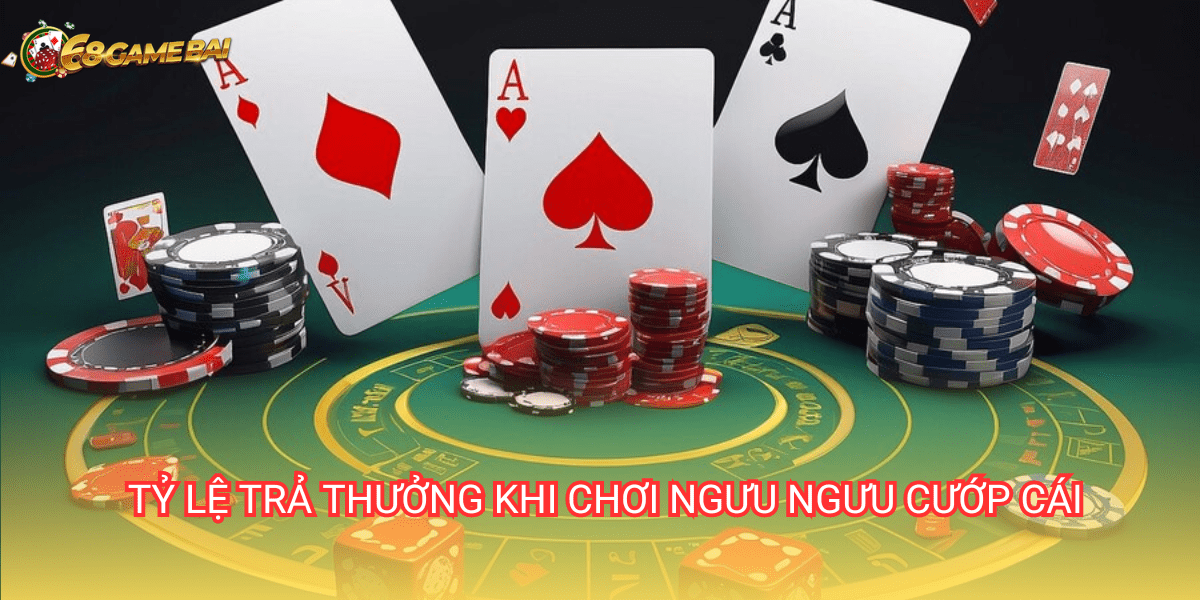 Ngưu ngưu cướp cái 68 Game Bài có tỷ lệ trả thưởng hấp dẫn so với các game bài đổi thưởng khác